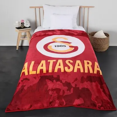 Taç Tek Kişilik Taraftar Battaniye Galatasaray